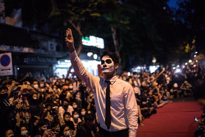 Protestas prodemocráticas en Bangkok, Tailandia