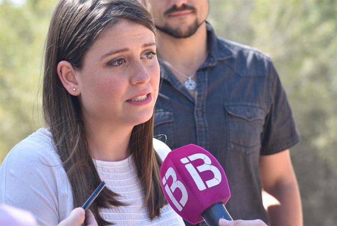 La coordinadora de Podemos Mallorca, Aurora Ribot. Imagen de archivo.
