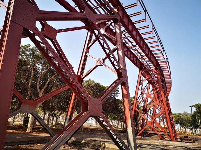 Obras de rehabilitación del Cable Inglés en la zona de las Almadrabillas
