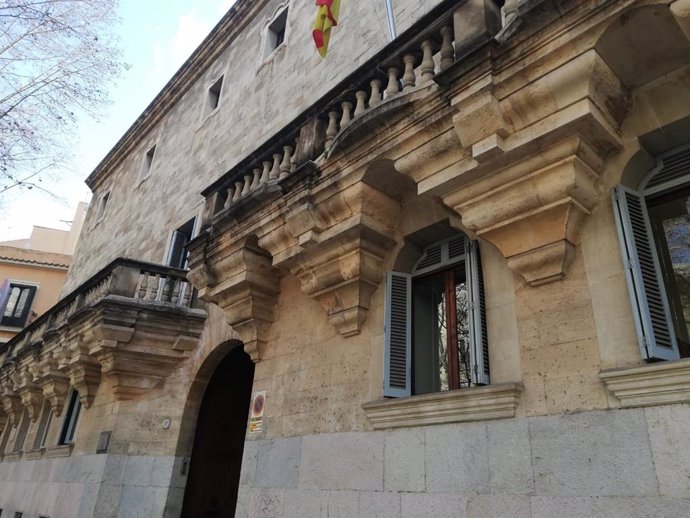 El palacio de Justicia, sede de la Audiencia Provincial y el TSJIB