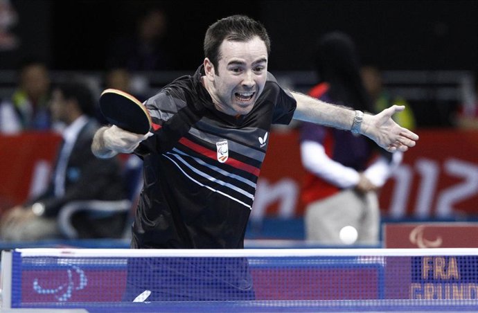 Álvaro Valera durante los Juegos Paralímpicos de Londres 2012