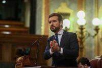 Casado apoya a las autoridades y cuerpos de seguridad que "mantienen el orden público" frente a "una minoría violenta"