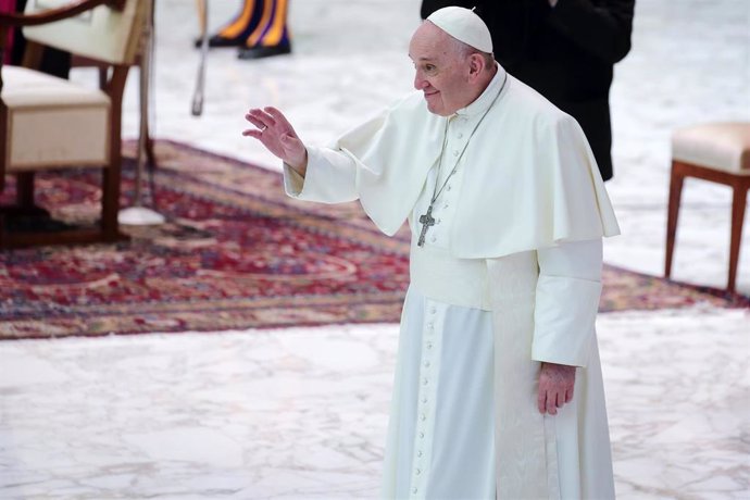El Papa Francisco, durante su audiencia general semanal este pasado miércoles