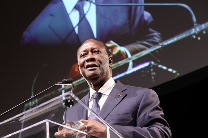 El presidente de Costa de Marfil, Alassane Ouattara