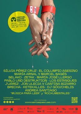 Cartel del Festival SantasPascuas 2020