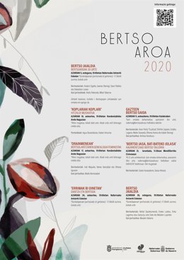 Cartel del programa Bertsoaroa