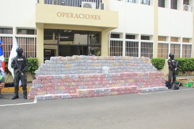 Cargamento de cocaína incautado en Santo Domingo, República Dominicana
