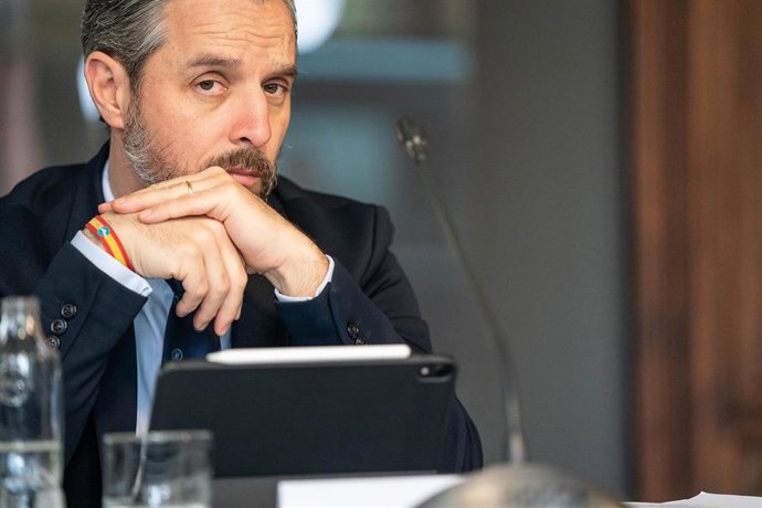 El consejero de Hacienda, Juan Bravo, en una imagen de archivo.