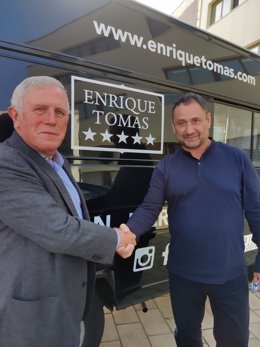 Enric Crous y Enrique Tomás en la nueva SEDE