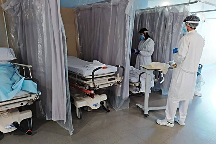 Pla general del servei d'Urgncies de l'hospital de Figueres aquest 2 de novembre del 2020. (Horitzontal)