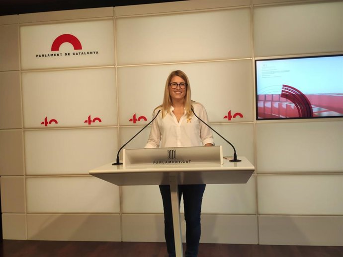 La vicepresidenta de JxCat i diputada al Parlament, Elsa Artadi