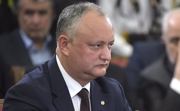 El presidente de Moldavia, Igor Dodon