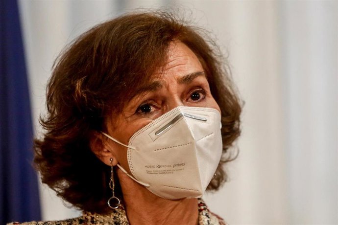 La vicepresidenta primera del Gobierno, Carmen Calvo. En una foto de archivo