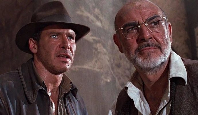 Harrison Ford se despide de Sean Connery, su padre en Indiana Jones
