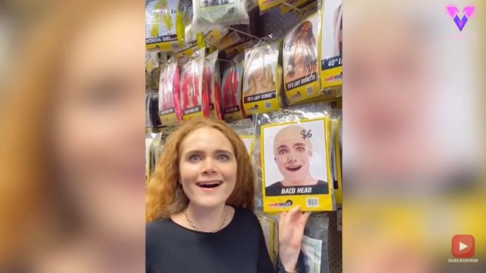 Esta mujer encuentra a su doble en un paquete de calvas