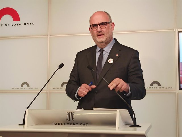 El portaveu de JxCat al Parlament, Eduard Pujol