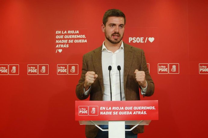 El secretario general de Juventudes Socialistas de La Rioja, Abel Martínez