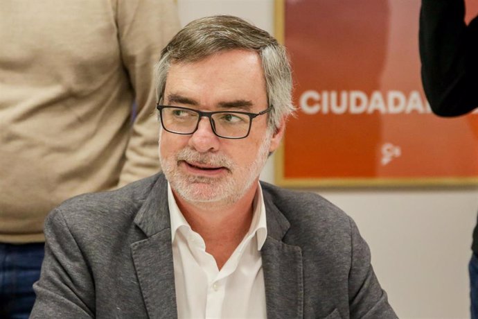 El exsecretario general de Ciudadanos José Manuel Villegas, durante una reunión de la Comisión Gestora del partido en la sede del mismo.