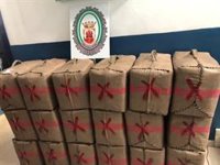 Detenido en San Roque (Cádiz) con 600 kilos de hachís en una furgoneta
