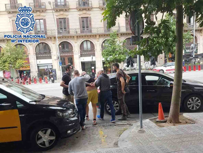 Pla general del moment de les detencions dels integrants de la banda. Imatge del novembre del 2020. (horitzontal)