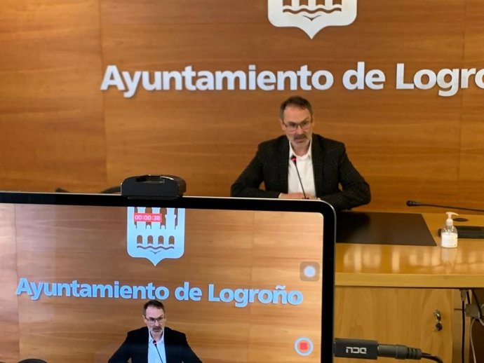 El concejal del Partido Riojano, Rubén Antoñanzas