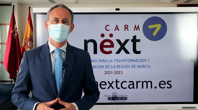 El consejero de Presidencia y Hacienda, Javier Celdrán