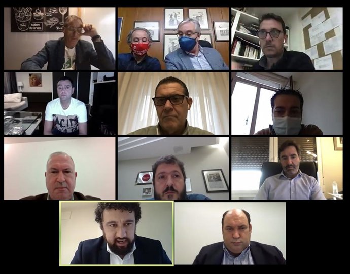 Reunión Hostelería Riojana y Gobierno riojano