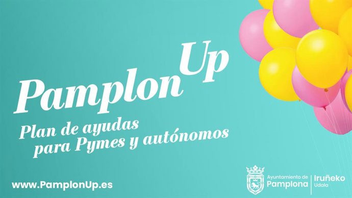 Cartel de la campaña 'PamplonUp'