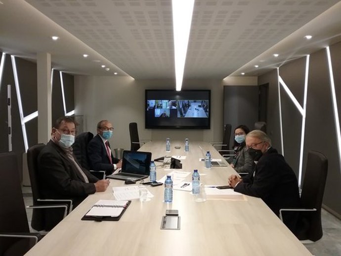 Imatge del consell d'administració de Mercolleida, celebrat el 3 de novembre del 2020. (Horitzontal)