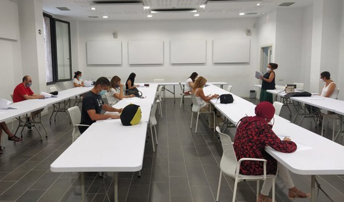 Un aula (Arxiu).