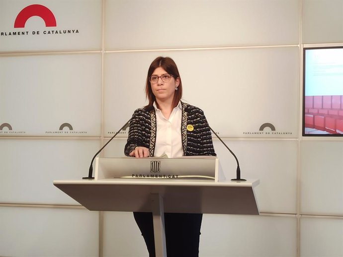 La nova portaveu de JxCat al Parlament, Gemma Geis (JxCat)