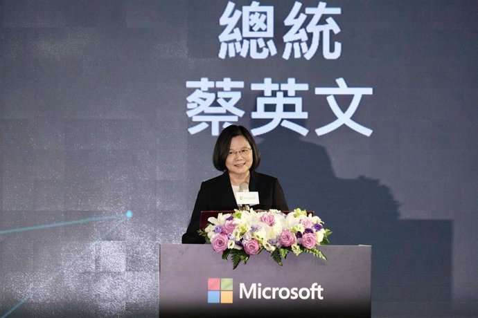 La presidenta de Taiwán, Tsai Ing-Wen, en un evento.