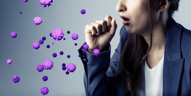 Concepto de infección, tos, toser, estornudo, y estornudar. Coronavirus. Covid.