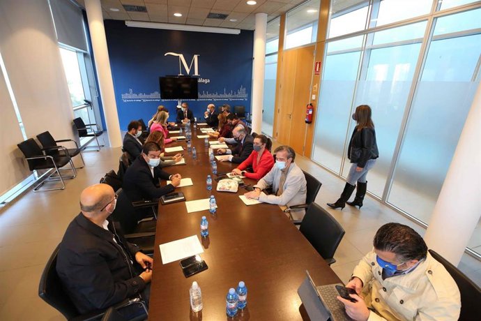 Reunión de la junta de gobierno de la Diputación de Málaga