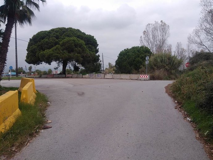 Estado actual de los accesos a las playas de Viladecans (Barcelona)