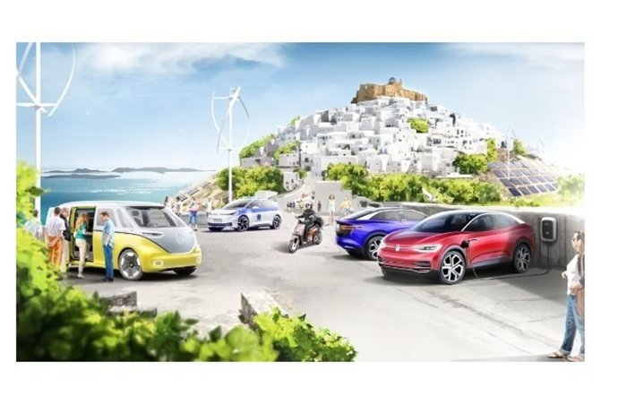 Isla con movildiad sin emisiones.