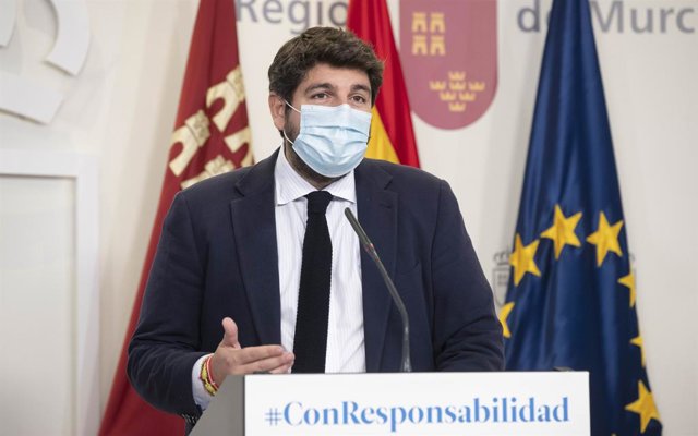 El president de la Comunitat de Múrcia, Fernando López Miras.