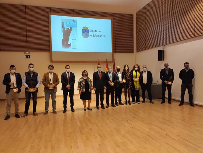 Ganadores de los Premios Emprendedores de la Diputación de Salamanca.