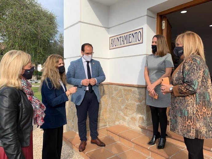 Ana Mestre en el Ayuntamiento de Castellar