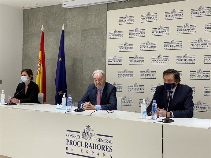 Rueda de prensa del Colegio de Procuradores