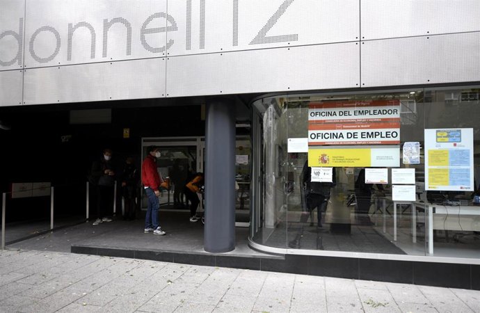 Oficina de Empleo en Madrid.