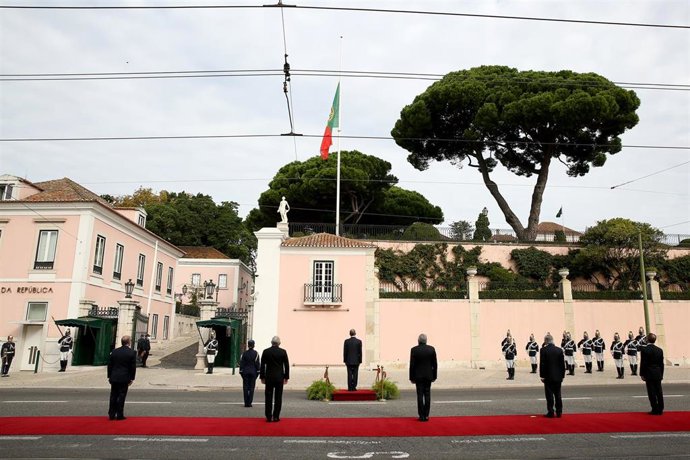 Homenaje oficial a la víctimas del coronavirus en Portugal