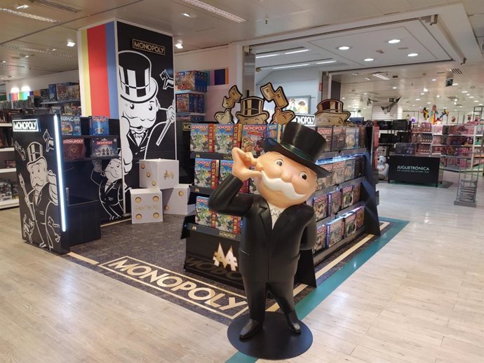 Pop Up de Monopoly en El Corte Inglés d'Avinguda de Frana