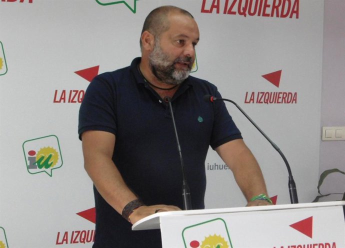 El coordinador provincial de IU en Huelva, Rafael Sánchez Rufo.
