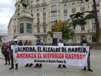 Almeida dice a comerciantes del Rastro que abrirán en cuanto planteen situaciones admitibles por la pandemia