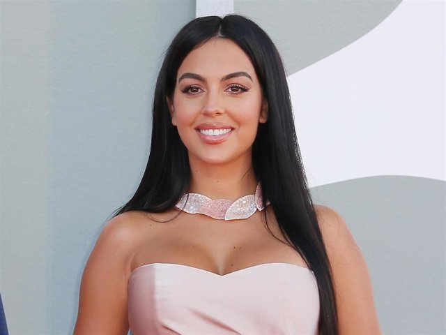 Director Pedro Almodóvar and Georgina Rodriguez walk the red carpet ahead of the movie "The Human Voice" and "Quo Vadis, Aida?" at the 77th Venice Film Festival at  on September 03, 2020 in Venice, Italy.