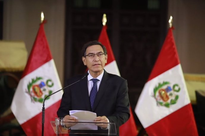 El presidente de Perú, Martín Vizcarra