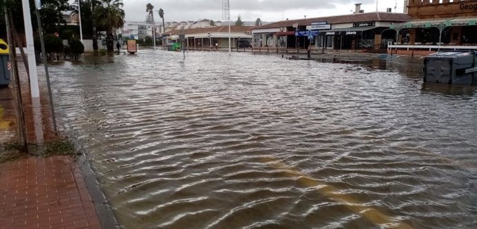 El término municipal de Xbia (Alicante) acumula 200 l/m2 en las últimas 24 debido al temporal que asola la Comunitat Valenciana