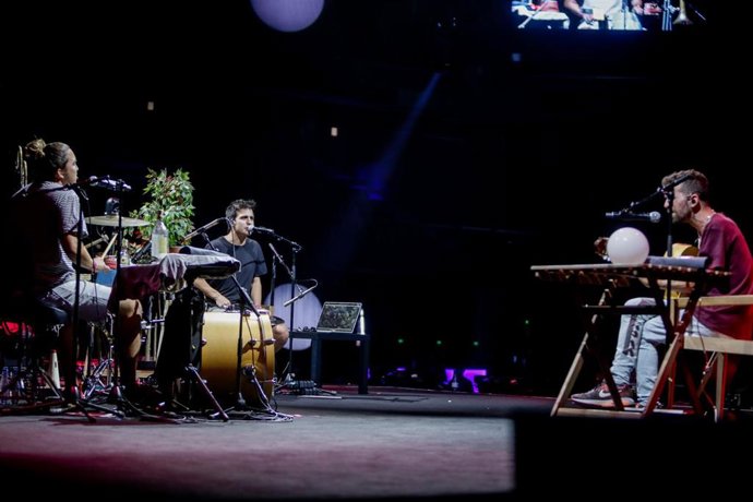 Concierto de Stay Homas en el WiZink Center de Madrid, a 13 de septiembre de 2020.