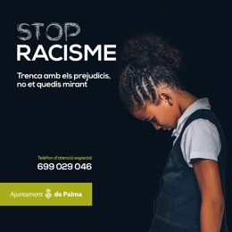 Cartel de la campaña 'Stop Racisme'.